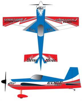 Extreme Flight Edge540T Red Graphic Package